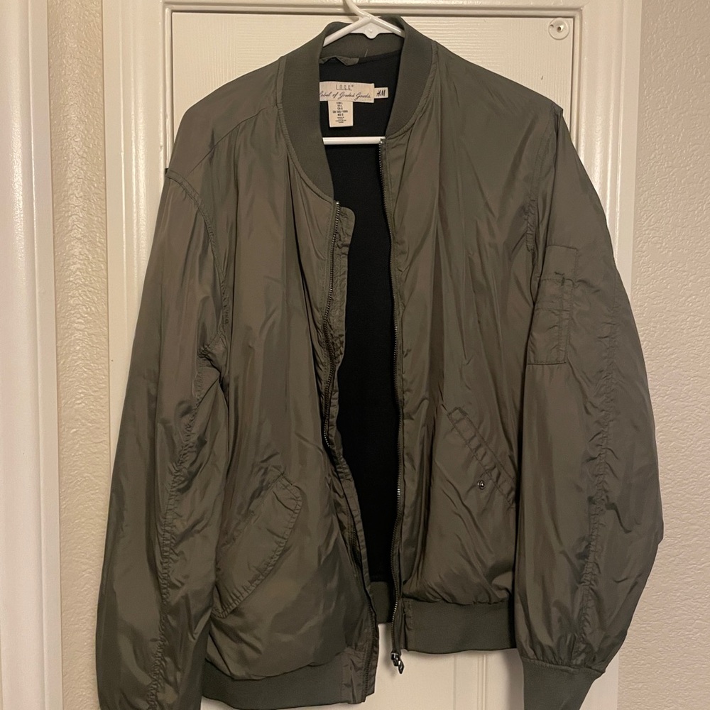 H&M Khaki Bomber Jacket